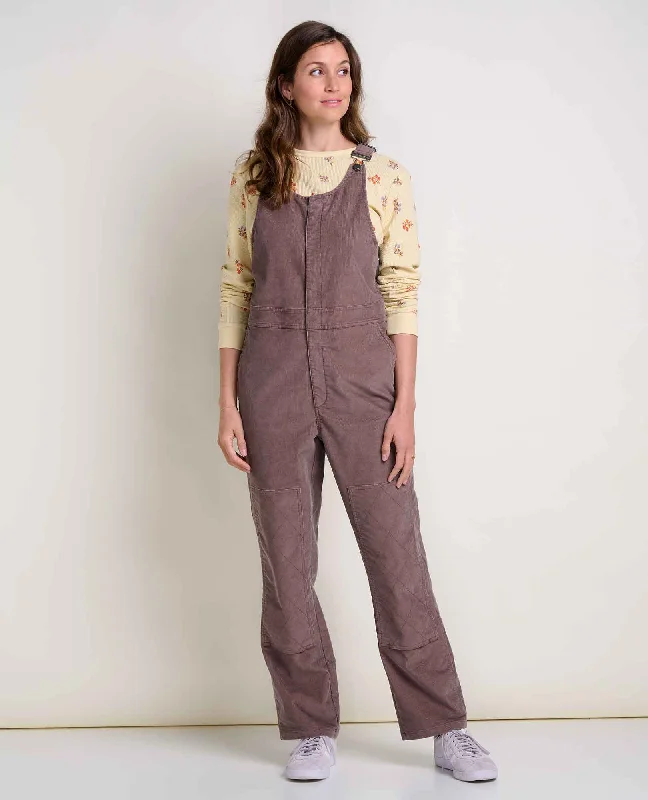 Comfortable Women's Clothes Coaster Cord Overall