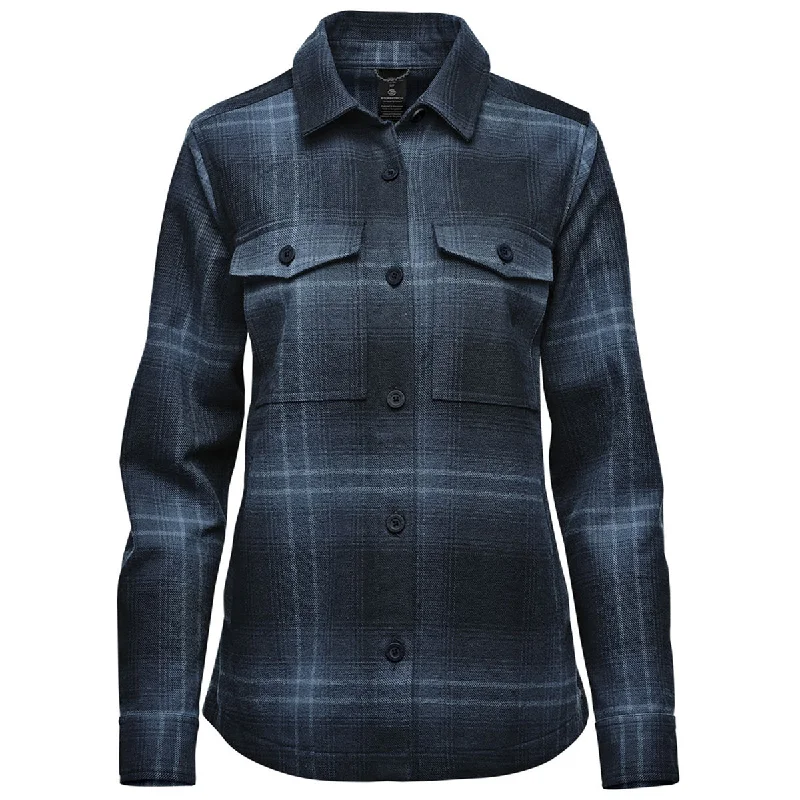 Affordable Women's Clothing Sale Online Stormtech Women's Midnight/Dusk Highland Plaid Shacket