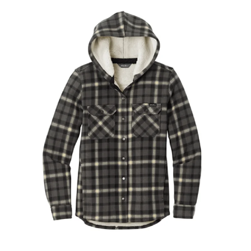 Casual Women's Clothing Online Eddie Bauer Women's Grey Steel/Bone Woodland Shirt Jac