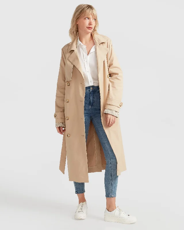 Women's Attire Empirical Trench Coat