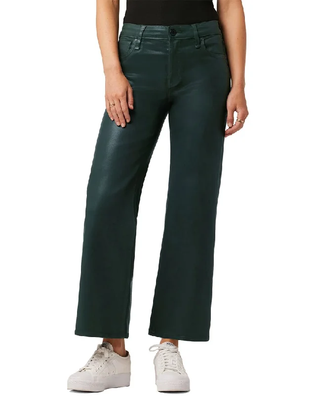 Women's Online Clothing Boutique HUDSON Jeans Rosie Coated Scarab Wide Leg Jean