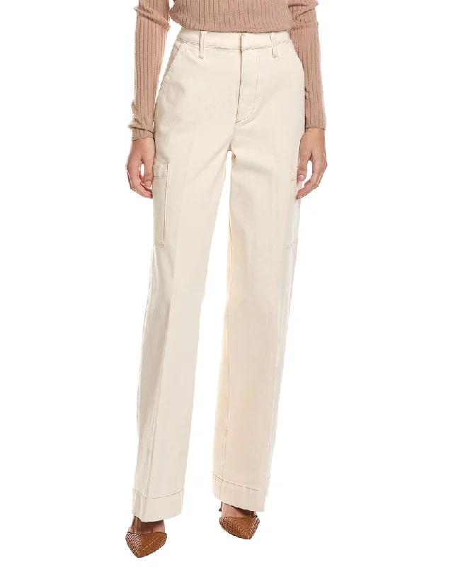 Women's Garments JOE'S Jeans Ecru Cargo Wide Leg Jean
