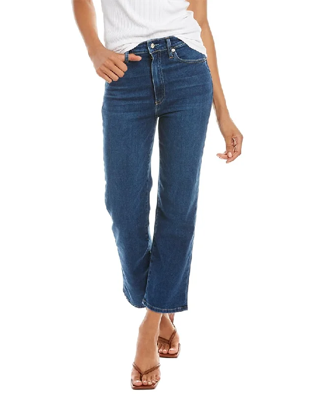 Laid-Back Elegance Le Jean Sabine Blue Grey High-Rise Straight Jean