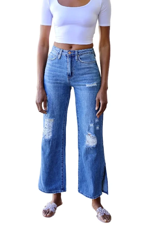 Women's Clothes Lindsey Wide Leg Pants In Blue