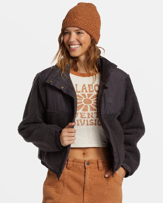 Women's Relaxed Outfit Lost Trails Jacket - Black Sands