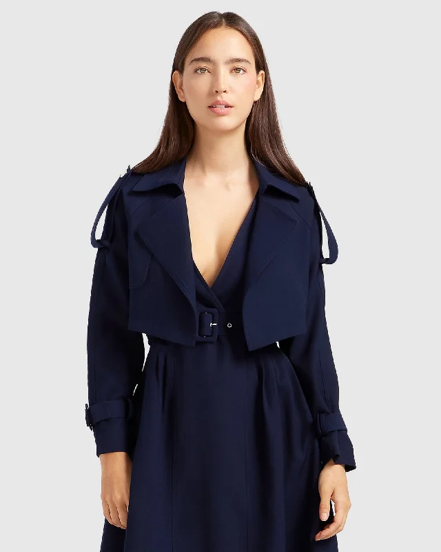 Women's Tailored Outfit Manhattan Cropped Trench