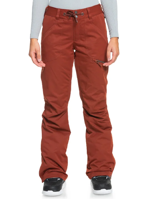 High End Fashion Nadia Technical Snow Pants - Smoked Paprika