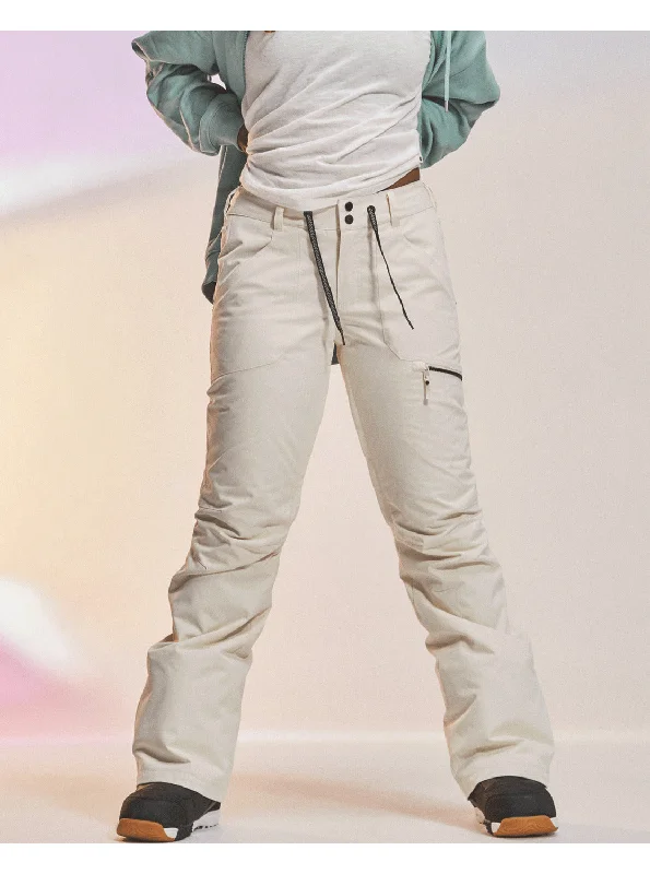 Comfortable Clothes Nadia Technical Snow Pants - Egret
