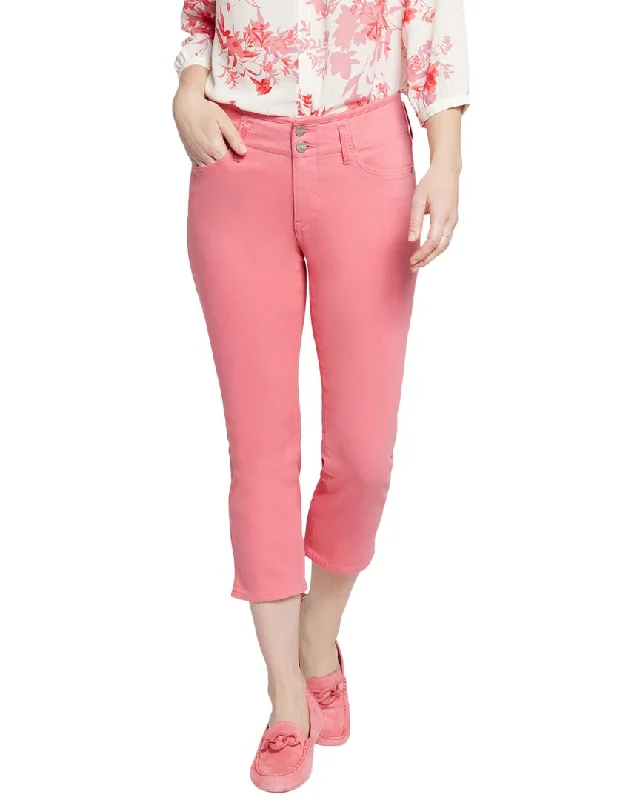 Exclusive Discount NYDJ Chloe Hollywood Pink Punch Capri