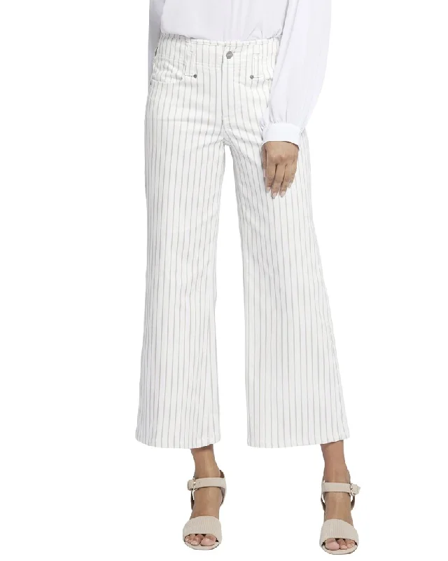 Bundle Offer NYDJ Teresa Beach Cruise Stripe Wide Leg Jean