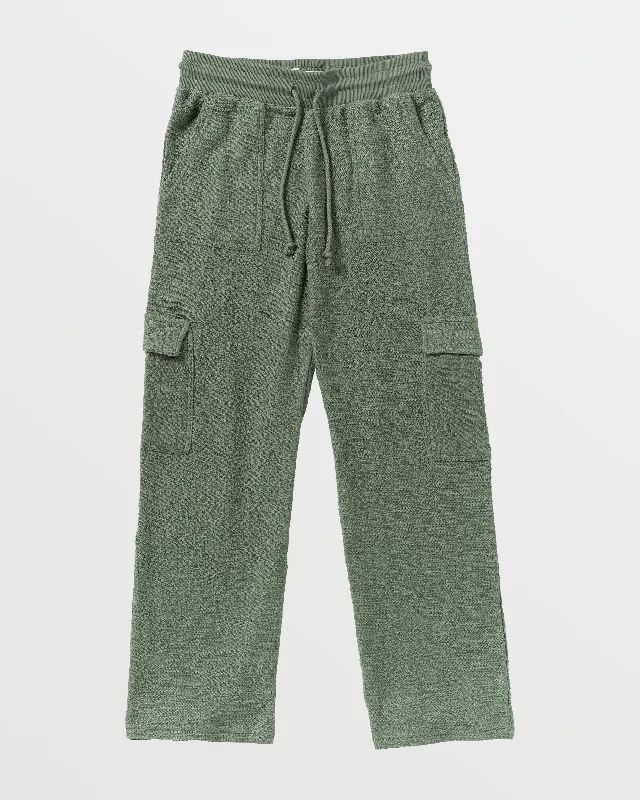 Online Boutiques Best Off The Hook Cargo Sweat Pants - Agave Green