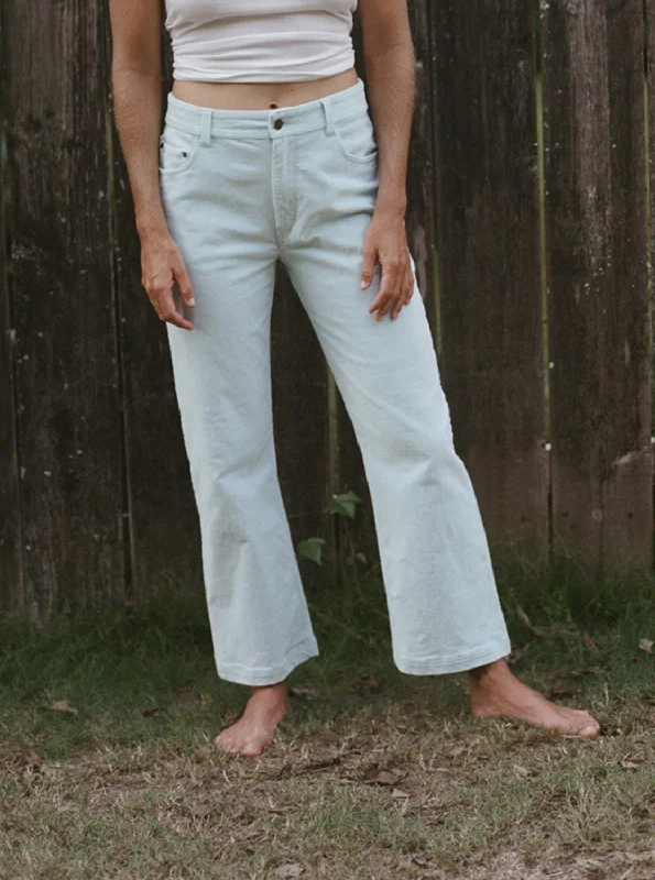 Stylish Women's Apparel Parliamentia Corduroy Pants - Almost Blue