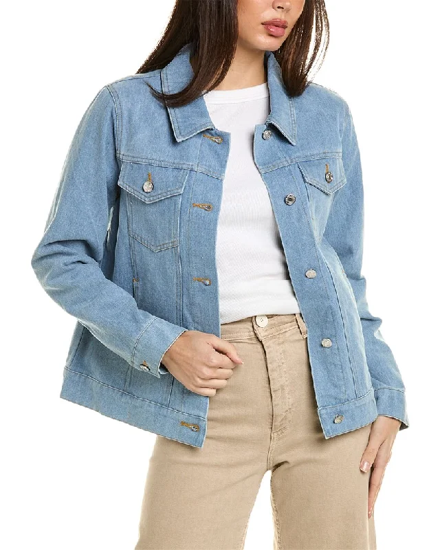 Women's Evening Outfit Pascale La Mode Denim Jacket