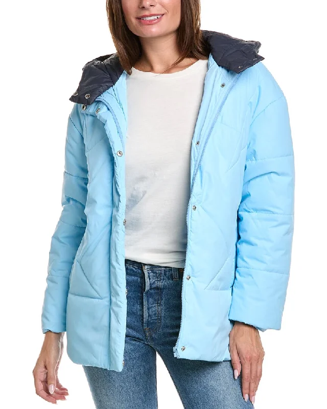 Sophisticated Style Pascale La Mode Quilted Puffer Coat