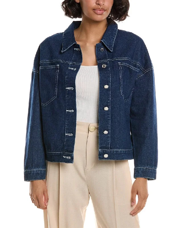 Women Wear Brands Pascale La Mode Washed Denim Shirt