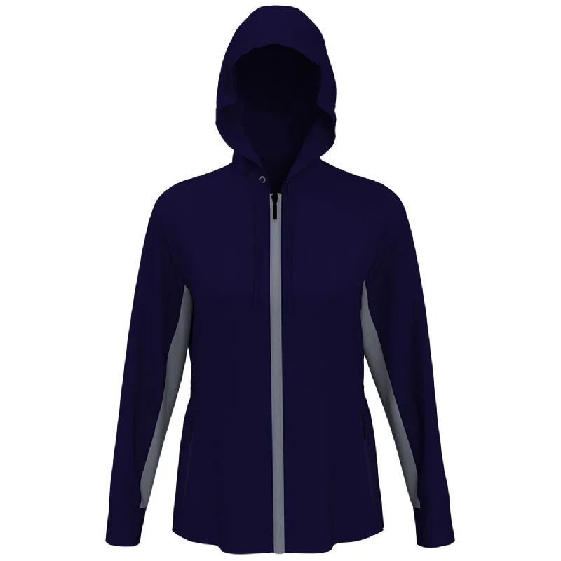 Women's Evening Wear for Special Occasions Perry Ellis Women's Peacoat Navy Full Zip Jacket