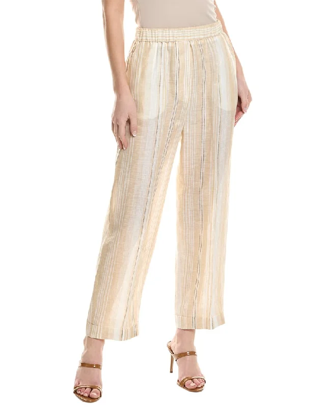 High End Women's Wear Peserico Pull-On Linen Pant