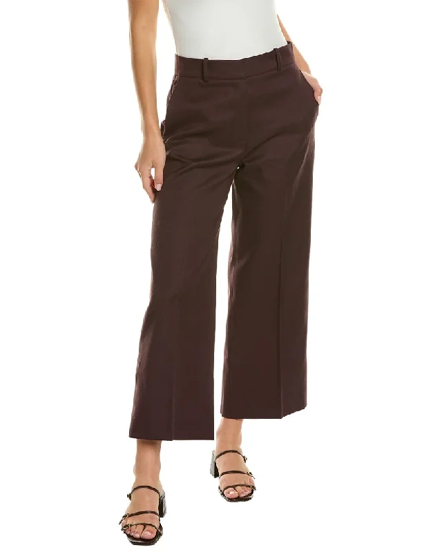 Business Casual Outfits Rebecca Taylor Cropped Flare Chino