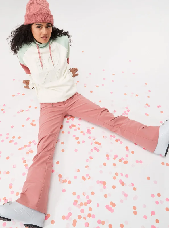 Classic Women's Apparel Rising High Technical Snow Pants - Dusty Rose
