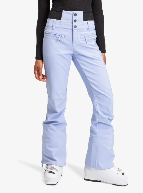 Vintage-Inspired Women's Apparel Rising High Technical Snow Pants - Easter Egg