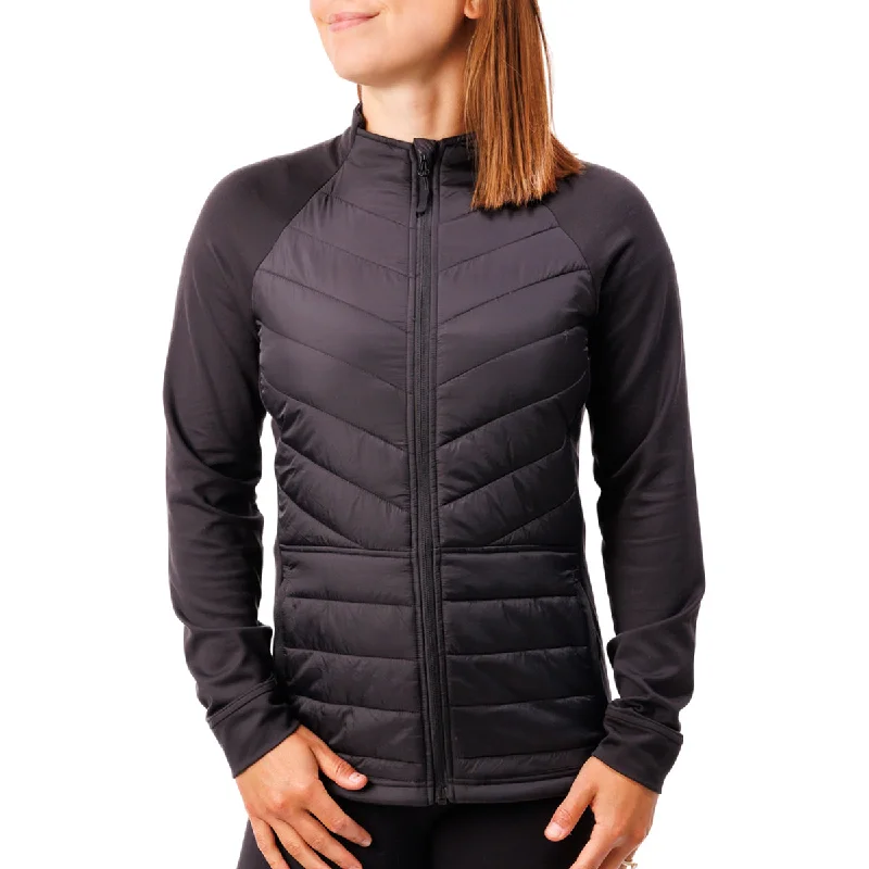 Modern Women's Apparel Waggle Women's Black Range Puffer Jacket
