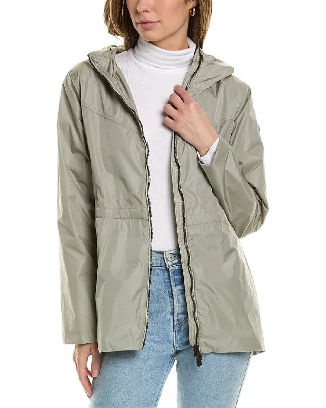 Women's Casual Wear Outfit Save The Duck Juno Long Rain Jacket