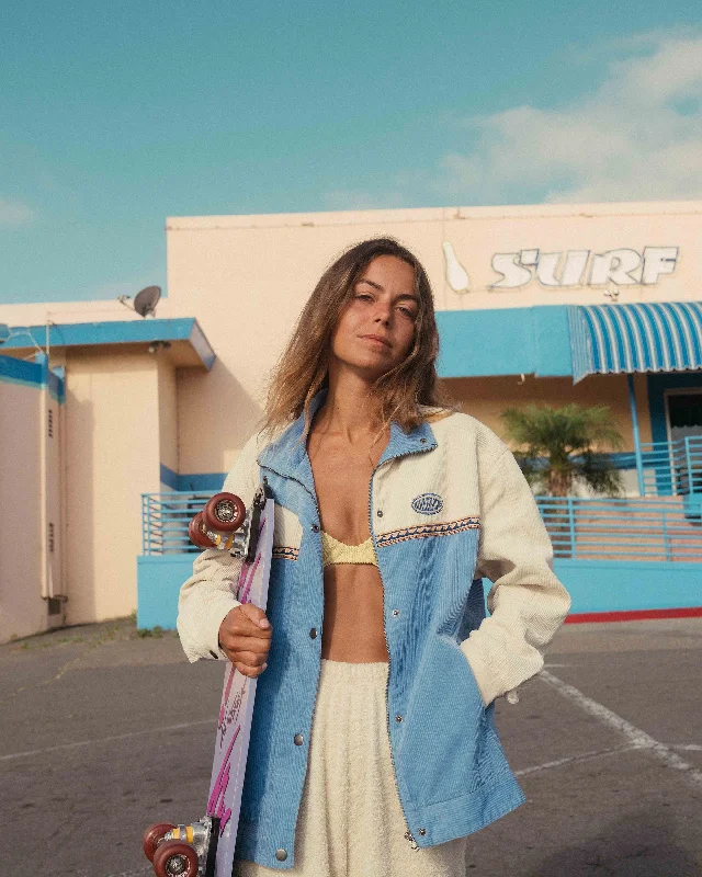 Women's Resort Attire Set The Wave Corduroy Jacket - Multi