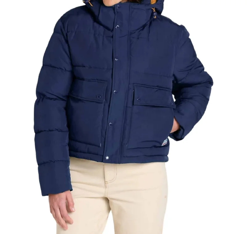 Plus Size Women's Fashion and Clothing Spruce Wood Jacket In True Navy