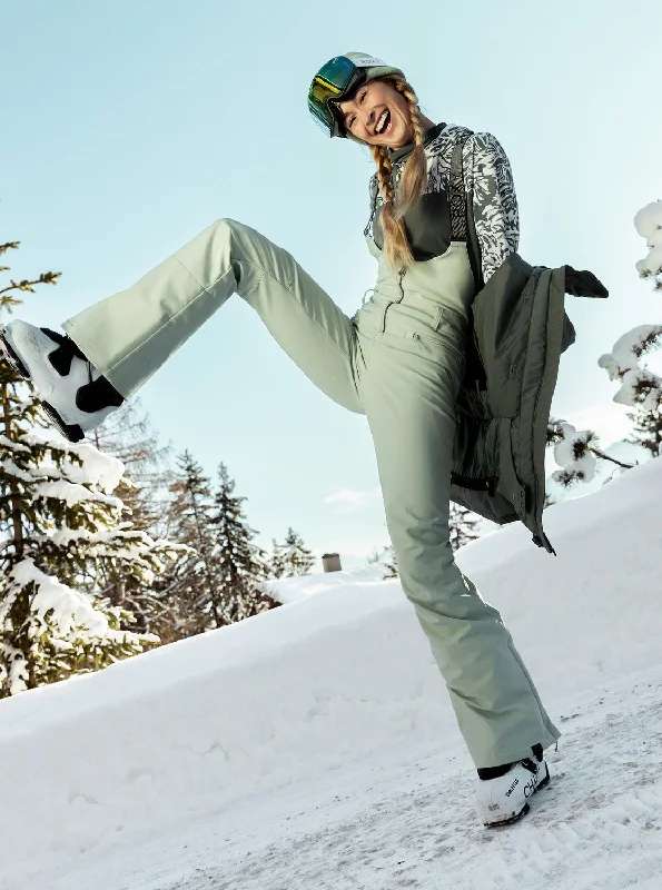 Women's Online Boutique Summit Technical Snow Bib Pants - Cameo Green