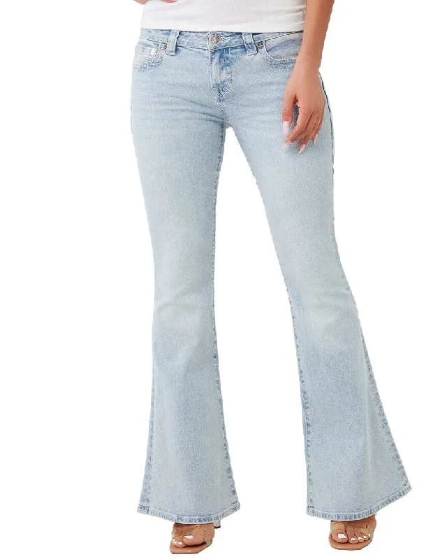 Chic Outfits True Religion Serene Meadows Hs Applique Carrie Low-Rise Flare Jean