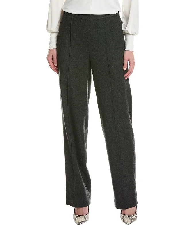 Women's Casual Apparel Vince Mid-Rise Wool-Blend Wide Leg Pant