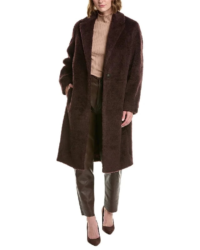 Urban Femme Streetwear Vince Wool-Blend Coat