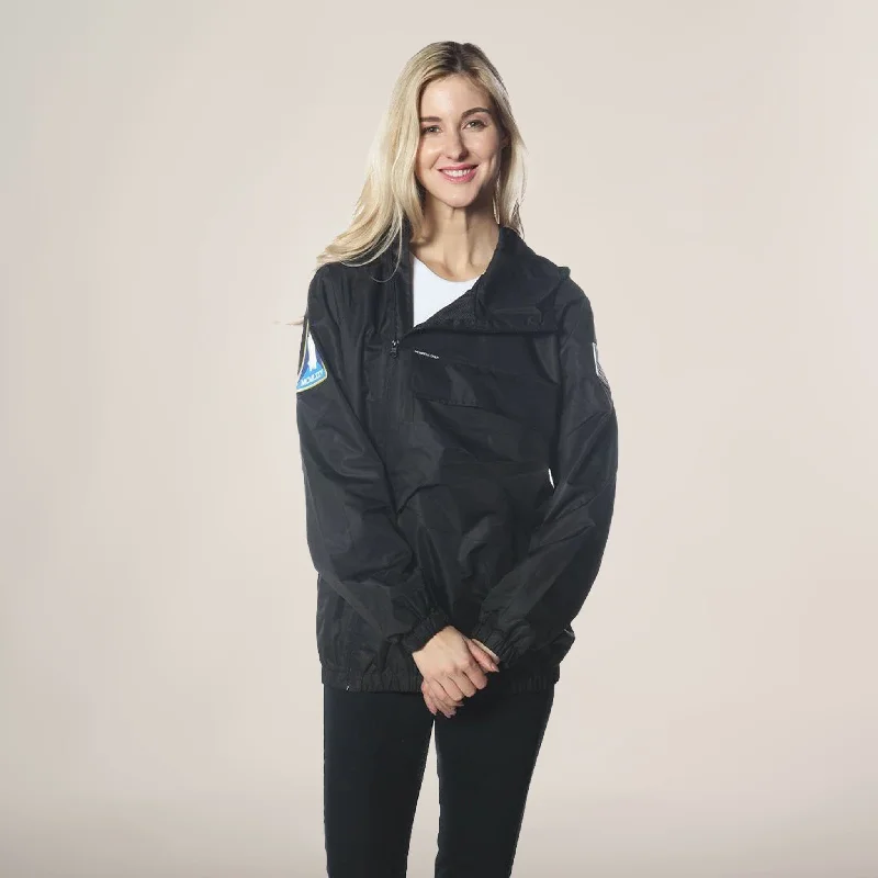 Women's Vintage Attire Women's Asymmetrical Windbreaker Oversized Jacket