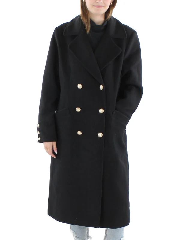 Stylish Women's Garments For Holidays Womens Collar Wool Wool Coat