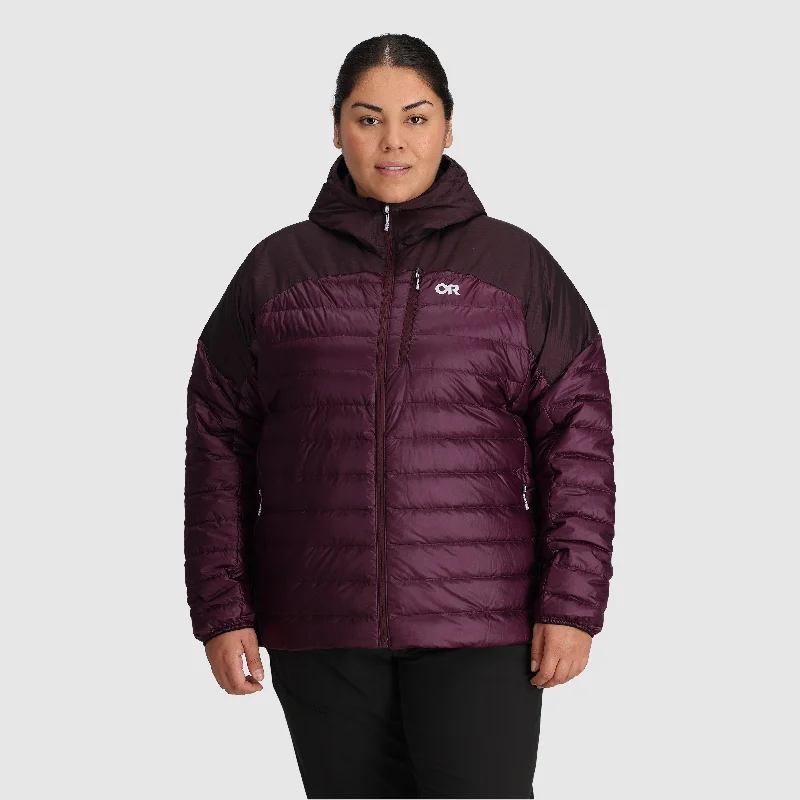 Women's High-Fashion Garments Women's Helium Down Hoodie-Plus
