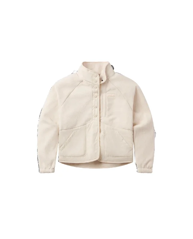 Women's Luxury Attire Women's Krissy Crop Jacket In Oatmeal