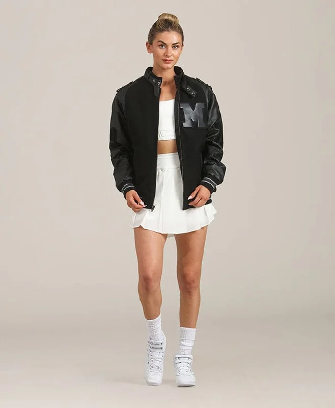 Women's Classic Attire Women's Oversized Varsity Jacket