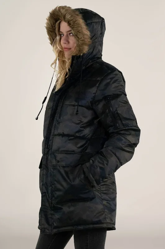 Women's Professional Attire Women's Snorkel Puffer Oversized Jacket