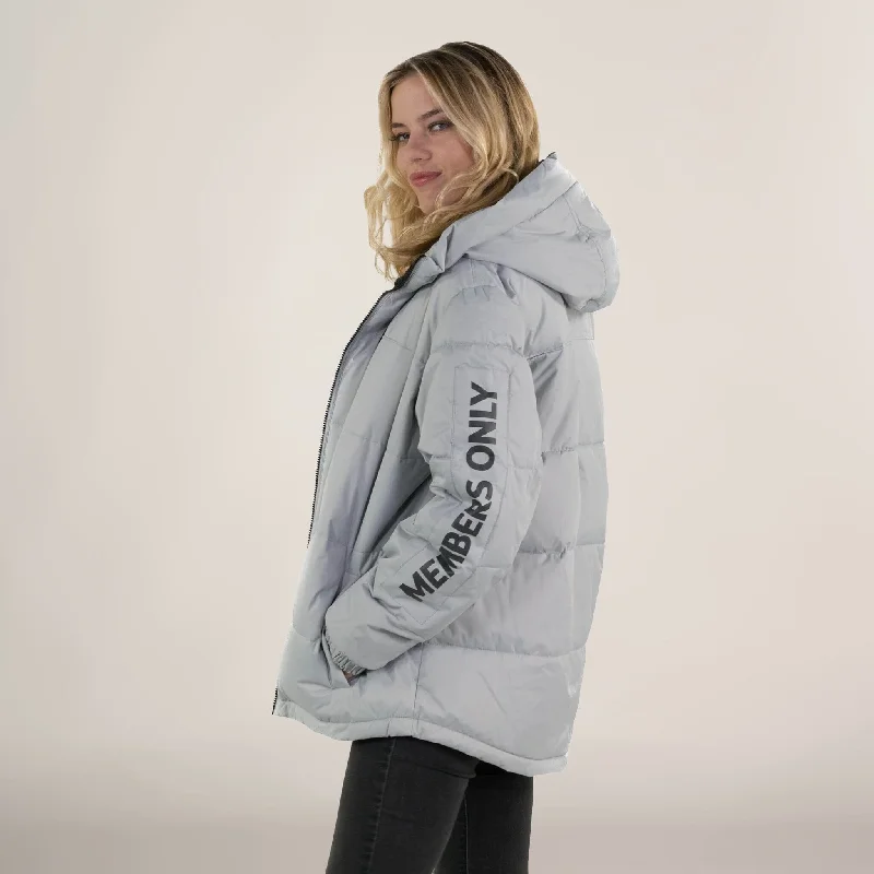Women's Evening Wear Outfit Women's Twill Block Puffer Oversized Jacket
