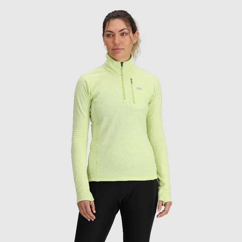 Women's Garments Women's Vigor Grid Fleece Quarter Zip