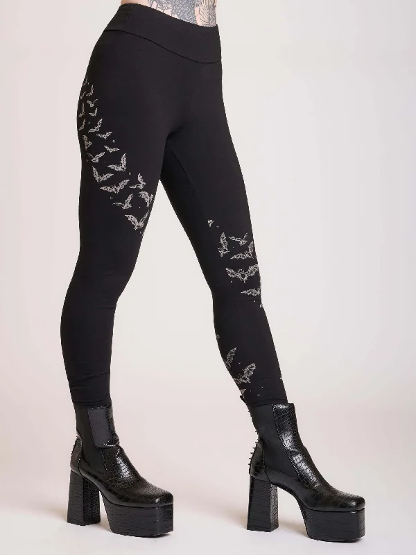 Women's Stylish Professional Garments Bats in Flight Legging