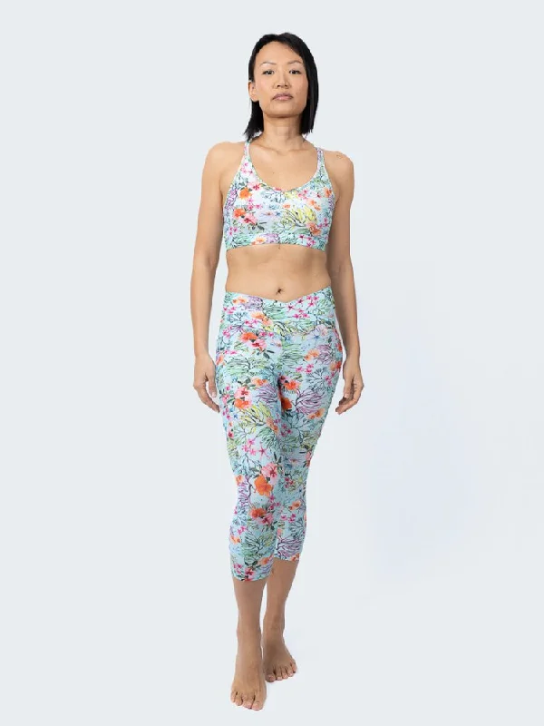 Women's Outfit For The Office Capri Legging with Pockets -  WAILEA