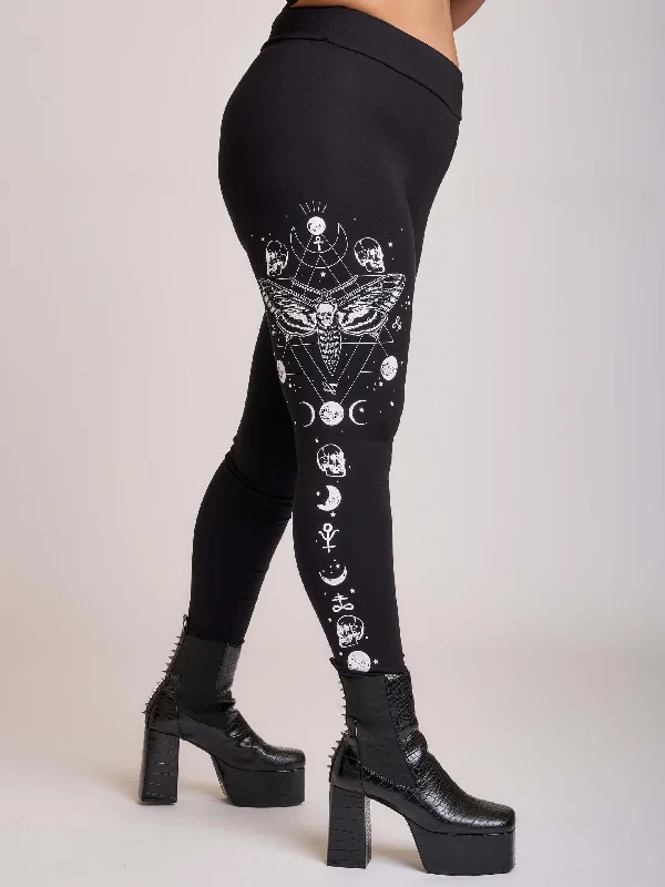 Women's Active Garments For Workouts Deathmoth legging