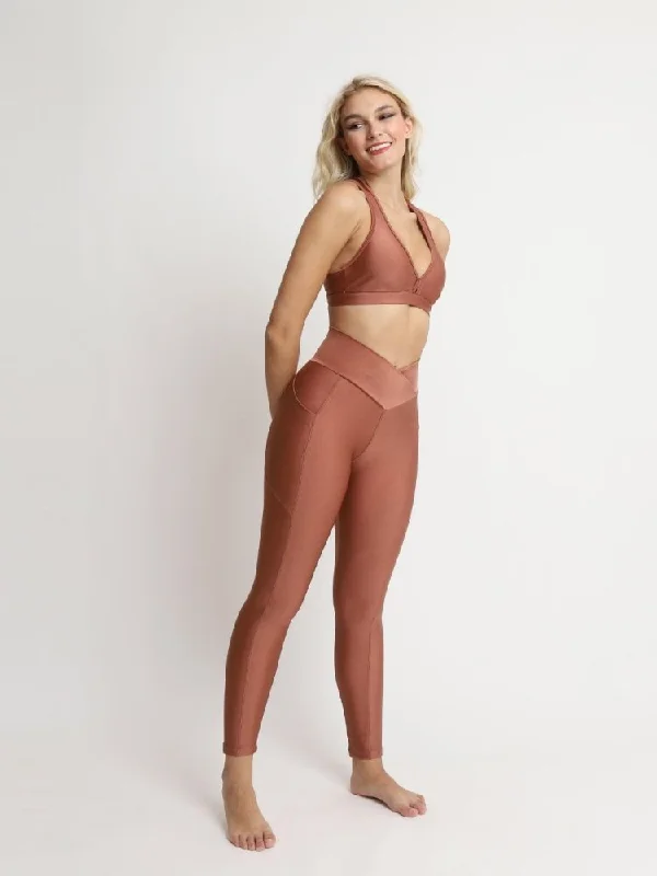 Women's Activewear Attire Leggings with Pockets - CALLAS