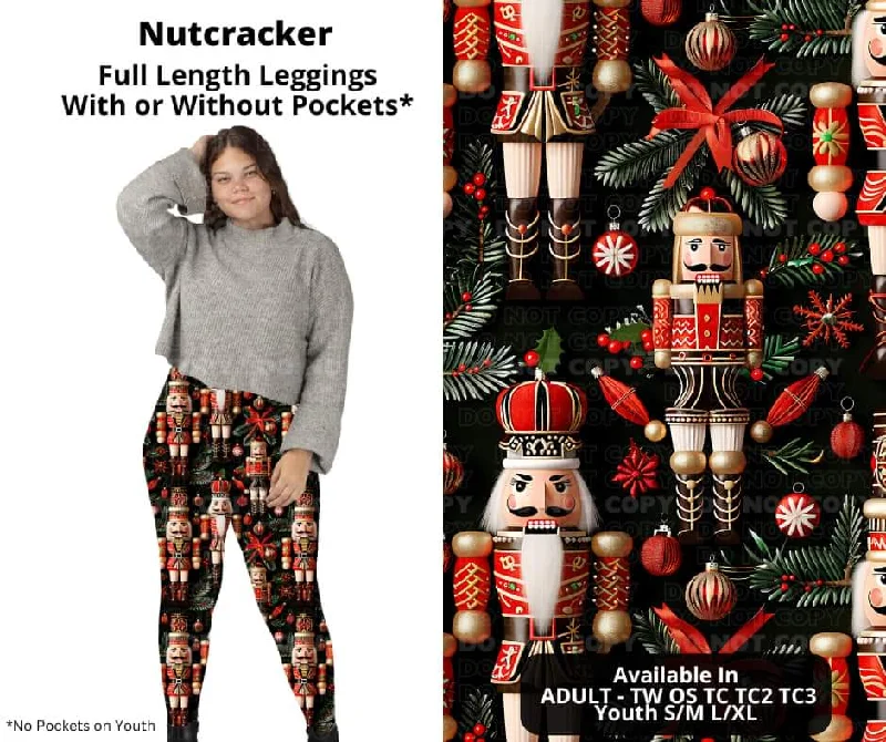 Women's Transitional Attire Nutcracker Full Length Leggings w/ Pockets