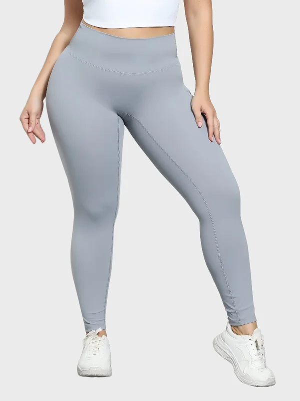 Women's High-Fashion Outfit Seamless Naked Feeling High Waist Leggings