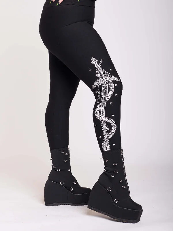 Women's Formal Apparel Snake Dagger Legging