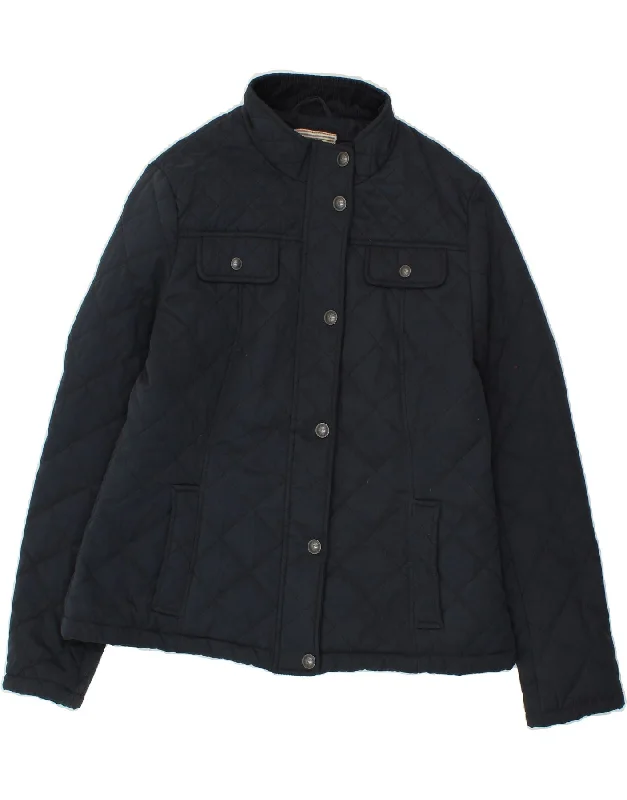 Women's Casual Apparel FAT FACE Womens Quilted Jacket UK 14 Large Navy Blue Polyester Women's Casual Apparel FAT FACE Womens Quilted Jacket UK 14 Large Navy Blue Polyester