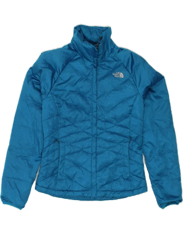 Women's Night-Out Clothes THE NORTH FACE Womens Padded Jacket UK 10 Small Blue Nylon Women's Night-Out Clothes THE NORTH FACE Womens Padded Jacket UK 10 Small Blue Nylon